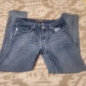 Classic Blue Straight Leg Jeans